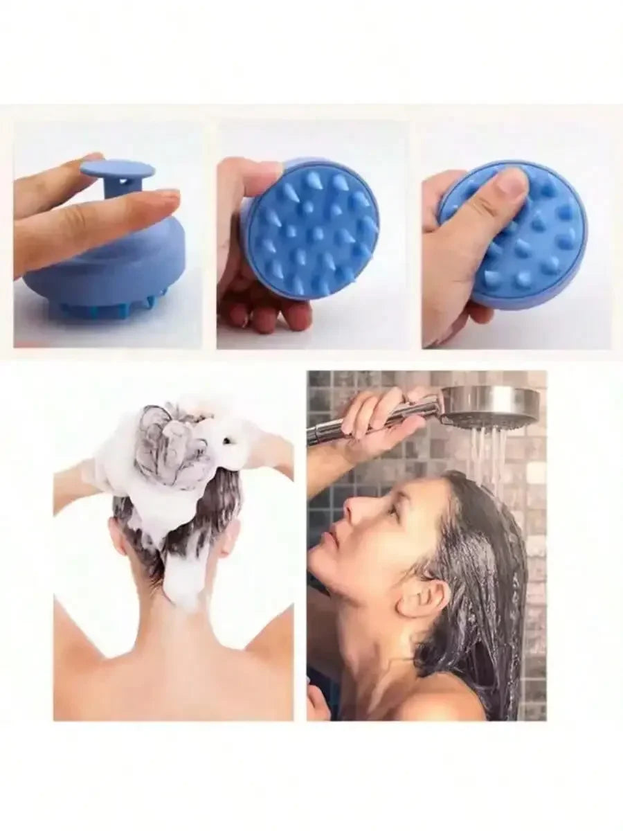 Silicone Scalp Massager Shampoo Brush