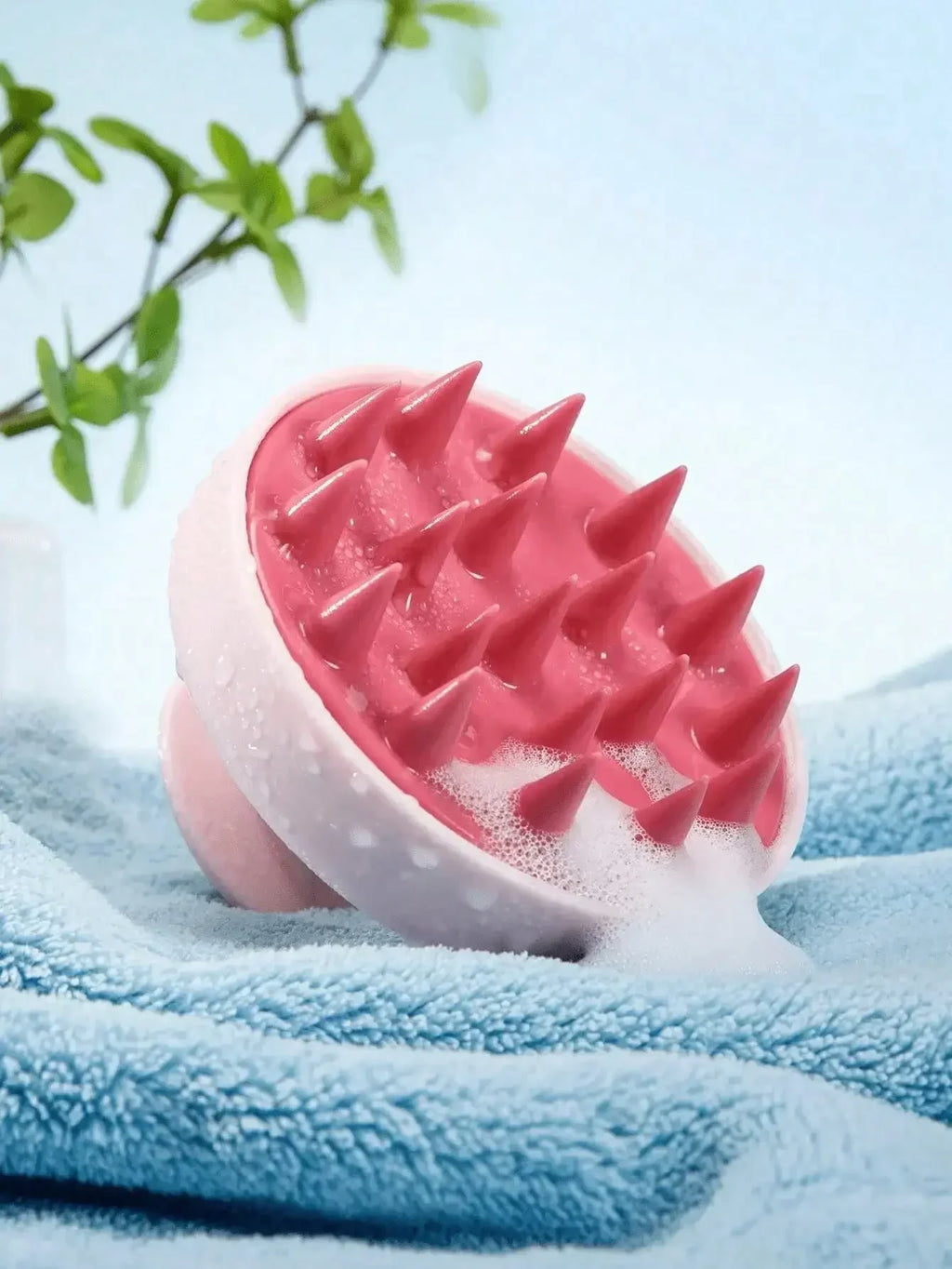Silicone Scalp Massager Shampoo Brush