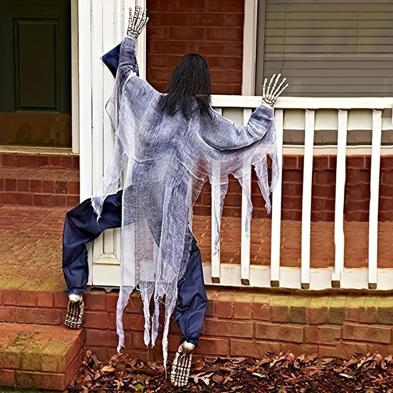 Skeleton Mannequin Halloween Wall Climbing Decoration