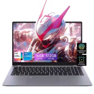 Gaming laptop 15.6 inch 1080P IPS Core Intel i5-1240P 12th 32GB DDR4 2TB SSD brand new color: silver