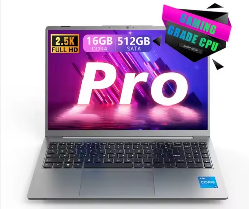 Gaming laptop 15.9inch 2K core i7-1065G7 16GB RAM 512GB SSD brand new color: Gray