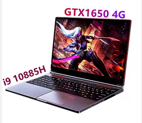 Gaming Laptop Core i9 10885H 32GB 1TB 16.1 Inch IPS Screen 144Hz GTX 1650 Graphic Cards Gamer Notebook Computer Color: Blac