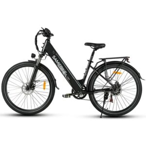 2025 New RS-A01 Pro 32km/h 36V 15A SAMEBIKE 500W 27.5” folding ebike electric mountain bikes cheap city electric bike woman- Color : Blue